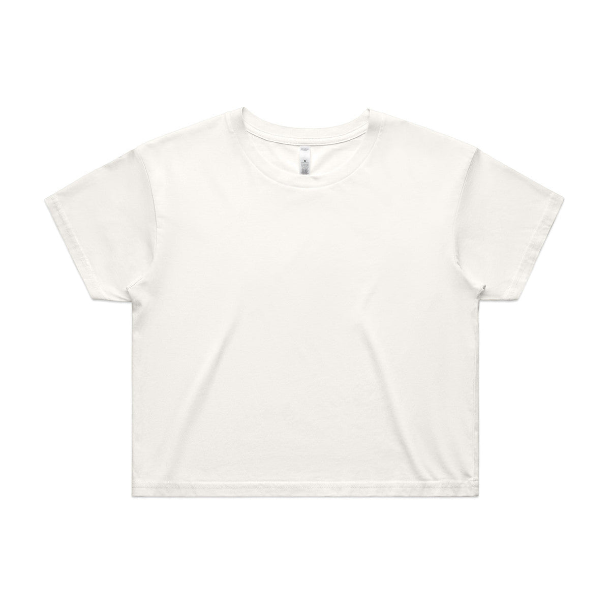 Wo's Crop Tee 4062 - Natural