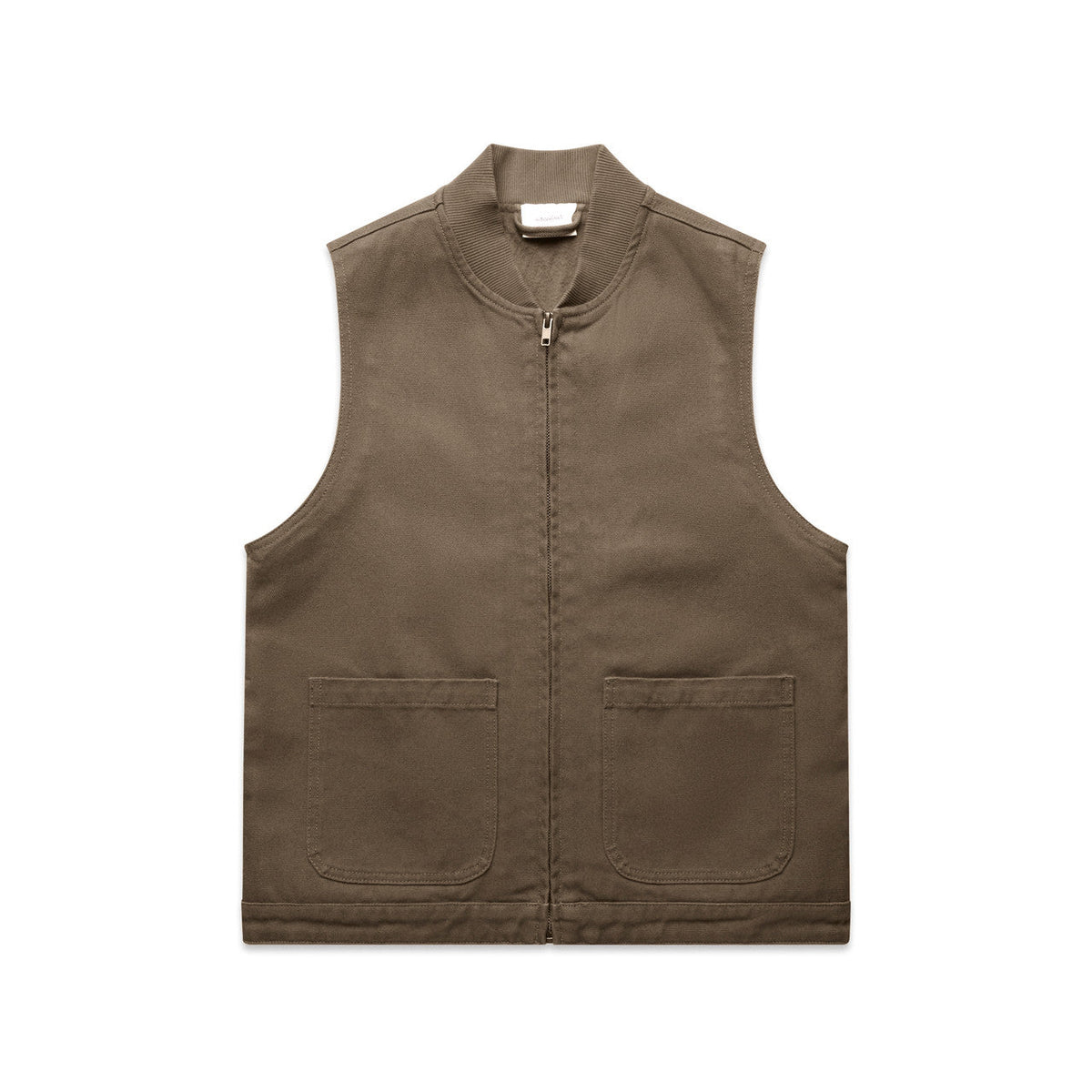 Wo's Canvas Heavy Vest 4528 - Walnut