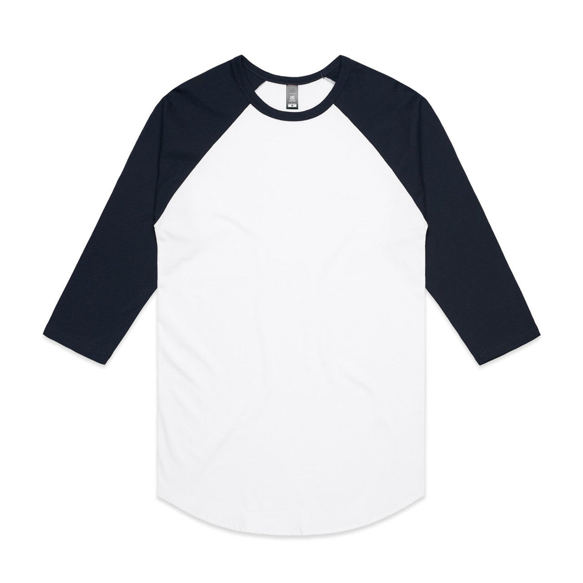 Raglan Tee 5012 - White/Navy