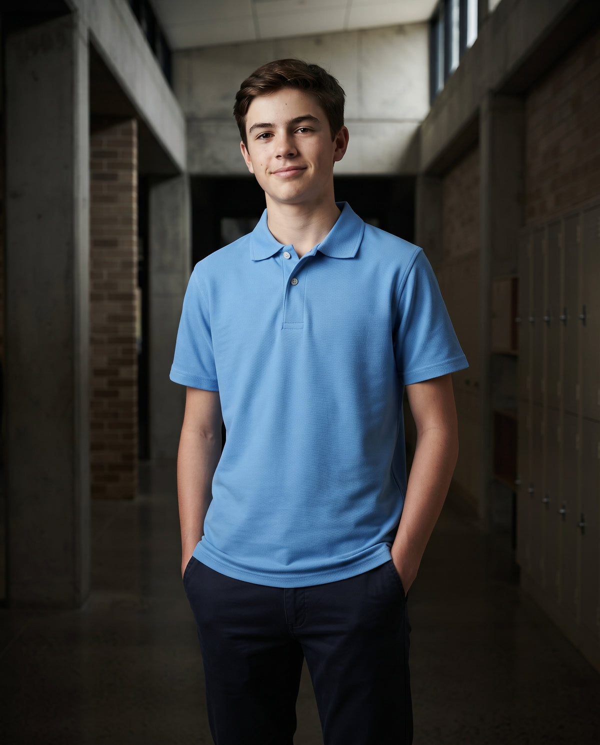 School Short Sleeve Polo