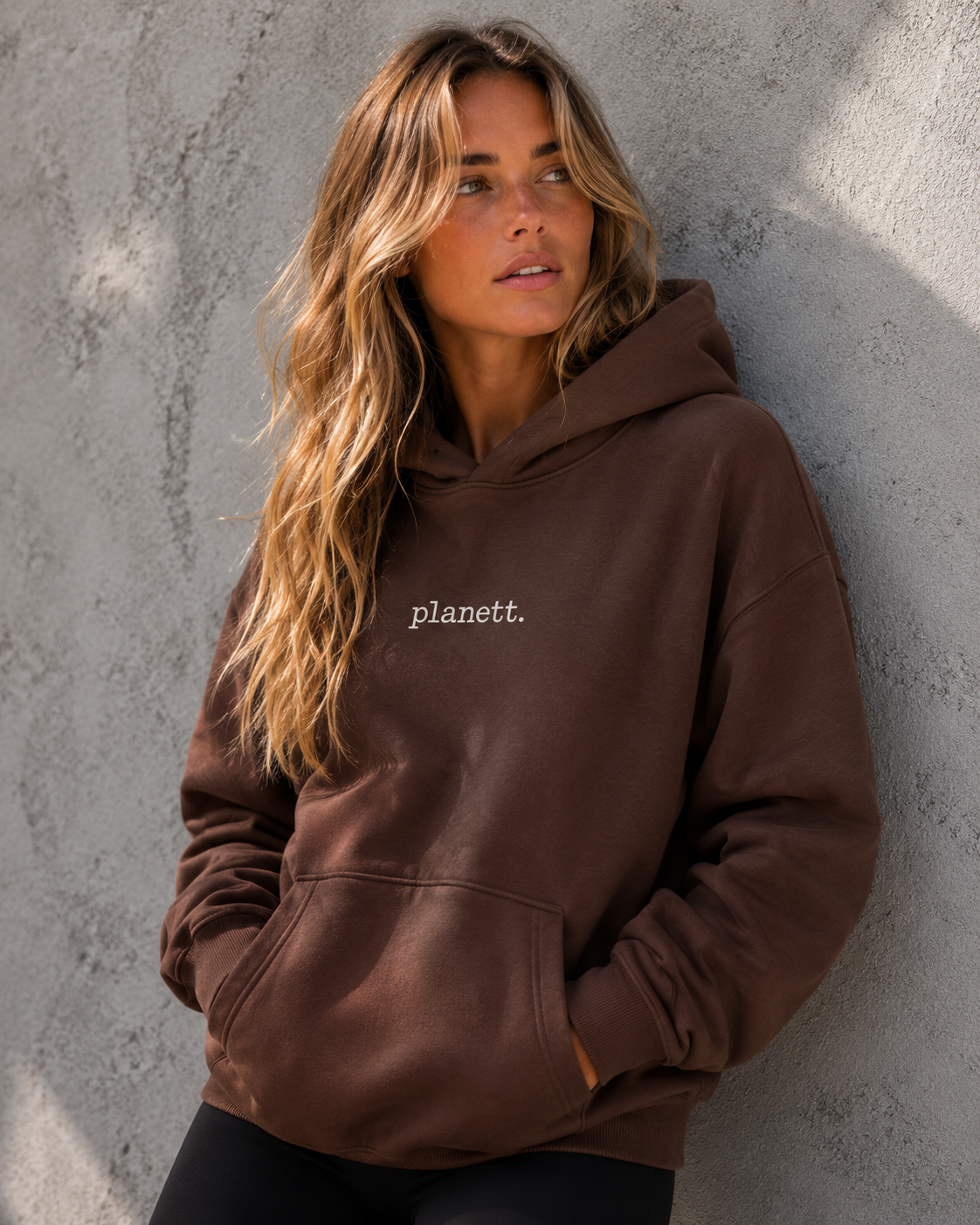Walnut Oversized Adult Hoodie