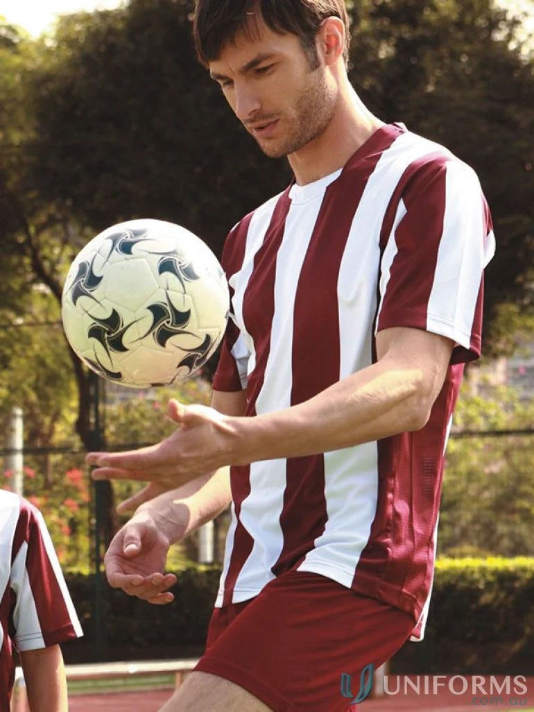 Bocini CT1102 Adult Striped Soccer Jersey