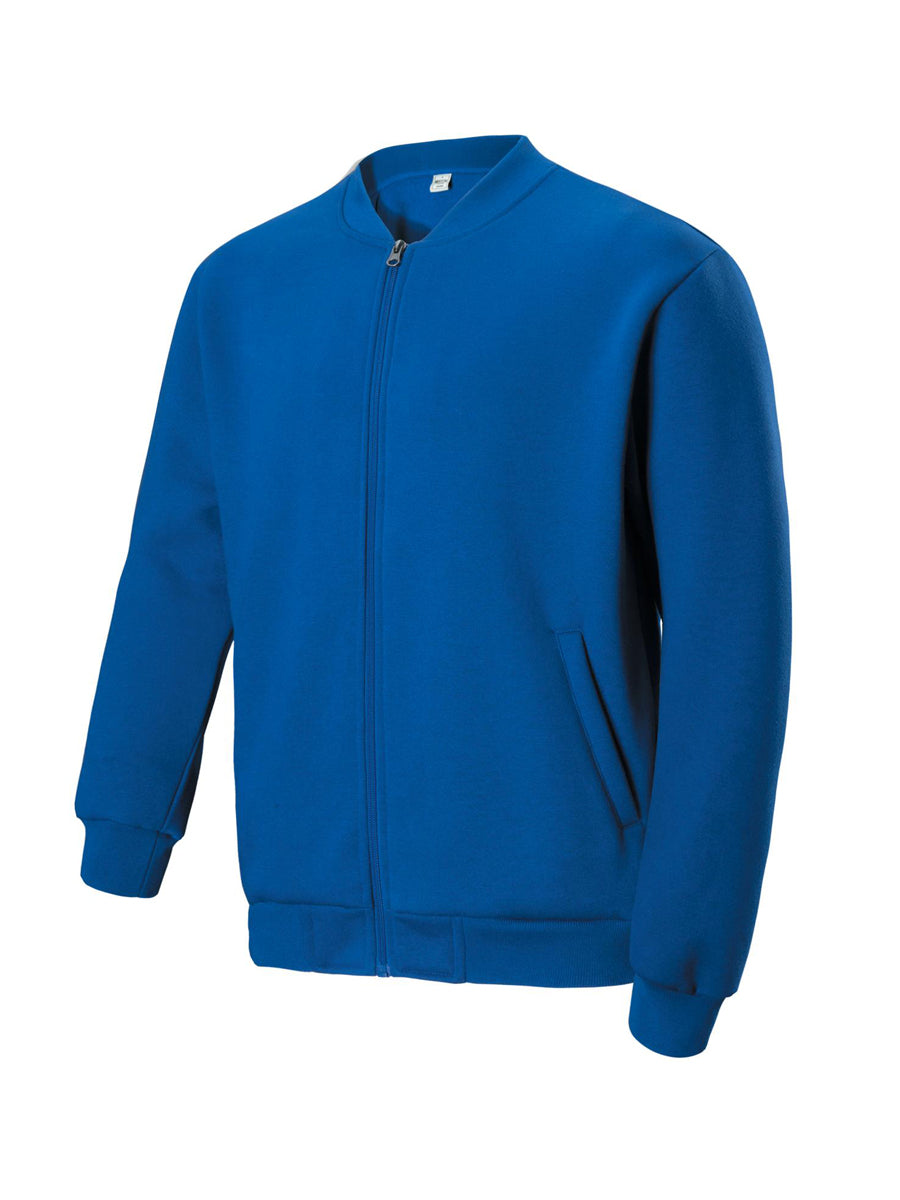 Bocini Unisex Adults Fleece Jacket With Zip CJ1620 - Royal Blue