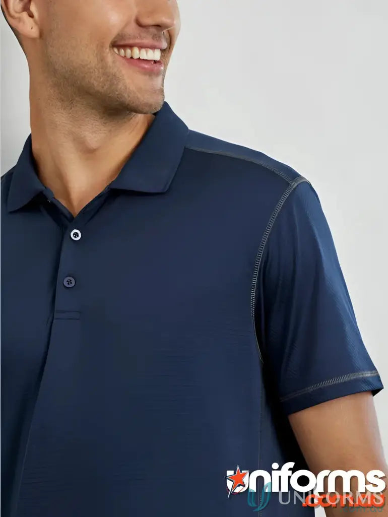 Dart Polo navy blue short sleeve polo shirt from Biz Collection for a stylish look