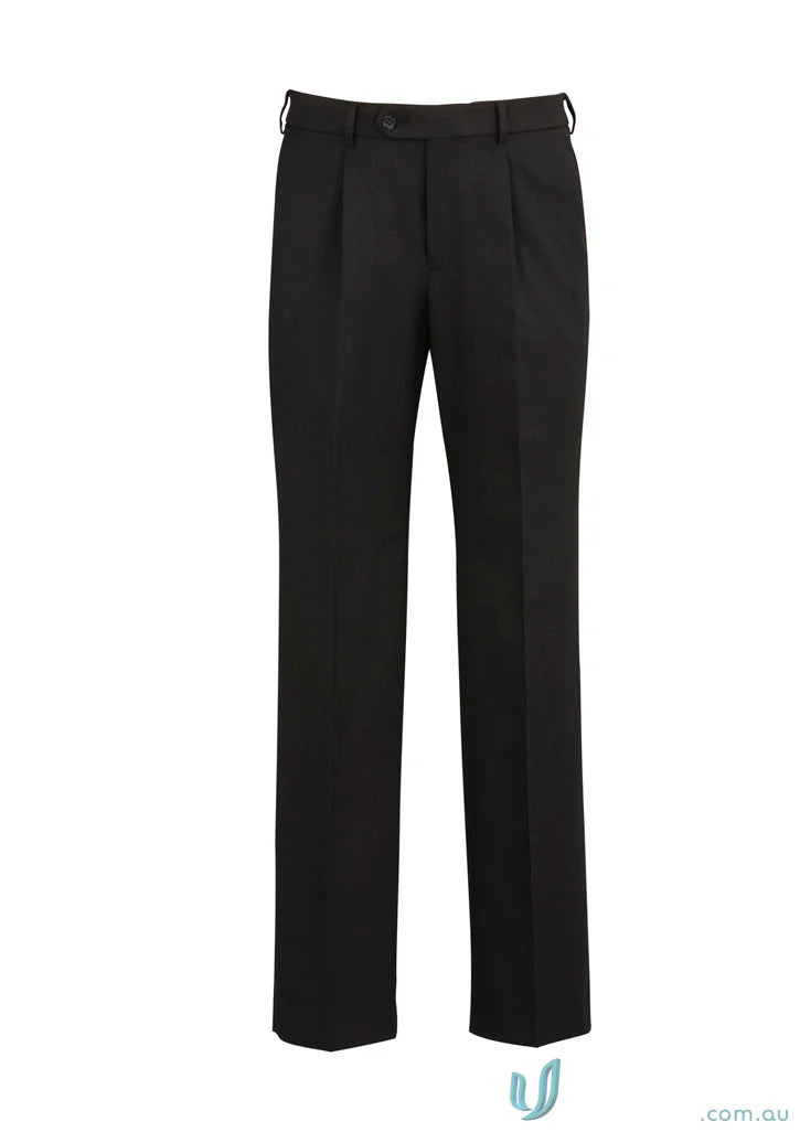 Black pleated Detroit Pant from Biz Collection Mens B S10110R for a sleek look