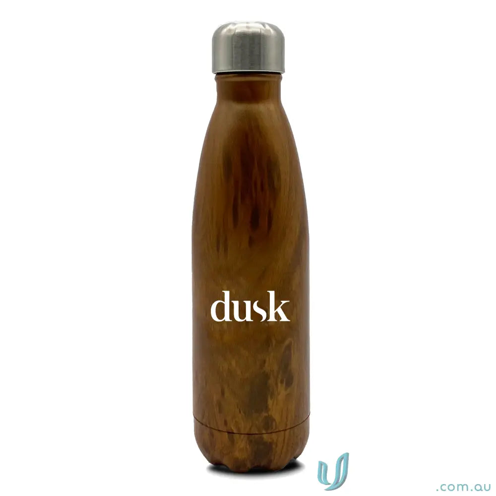 500ml Bottle S819W Ecograin 500ml Classic Bottle, Double-Walled Stainless Steel, Woodgrain Finish