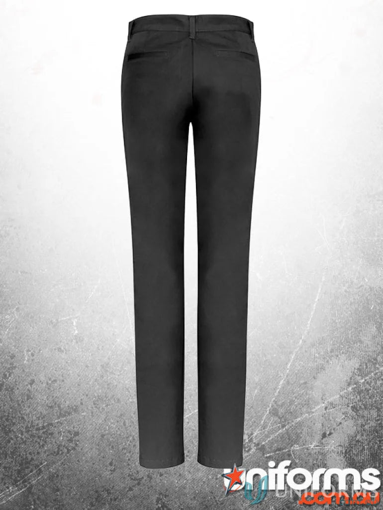 Inkstone Mens Chino Pants in black workwear with a comfortable fit for uniforms