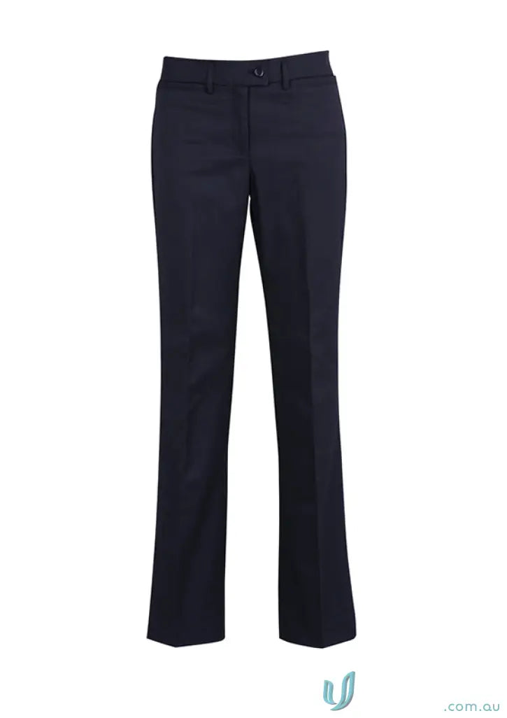 Navy blue IOP Ladies Relaxed Fit Straight Leg Pant for comfy, stylish look