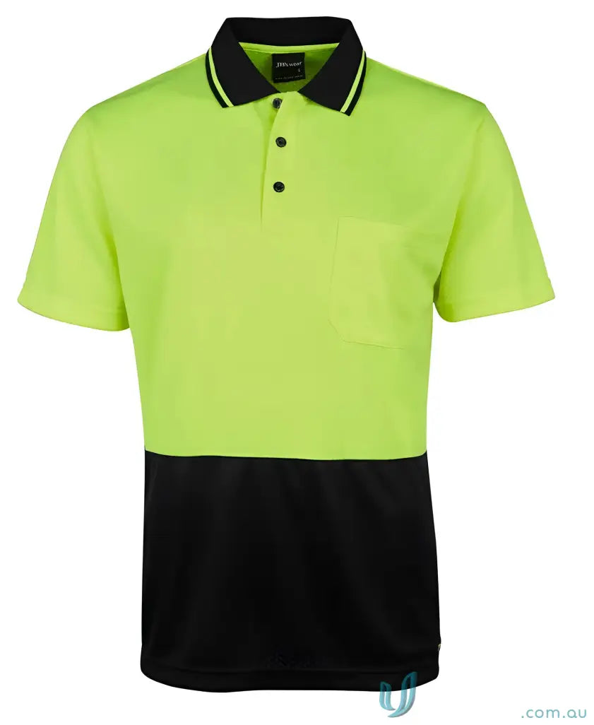 JBs Breathable Jacquard SS Polo fabric, 2XS, stylish two-tone uniform polo shirt