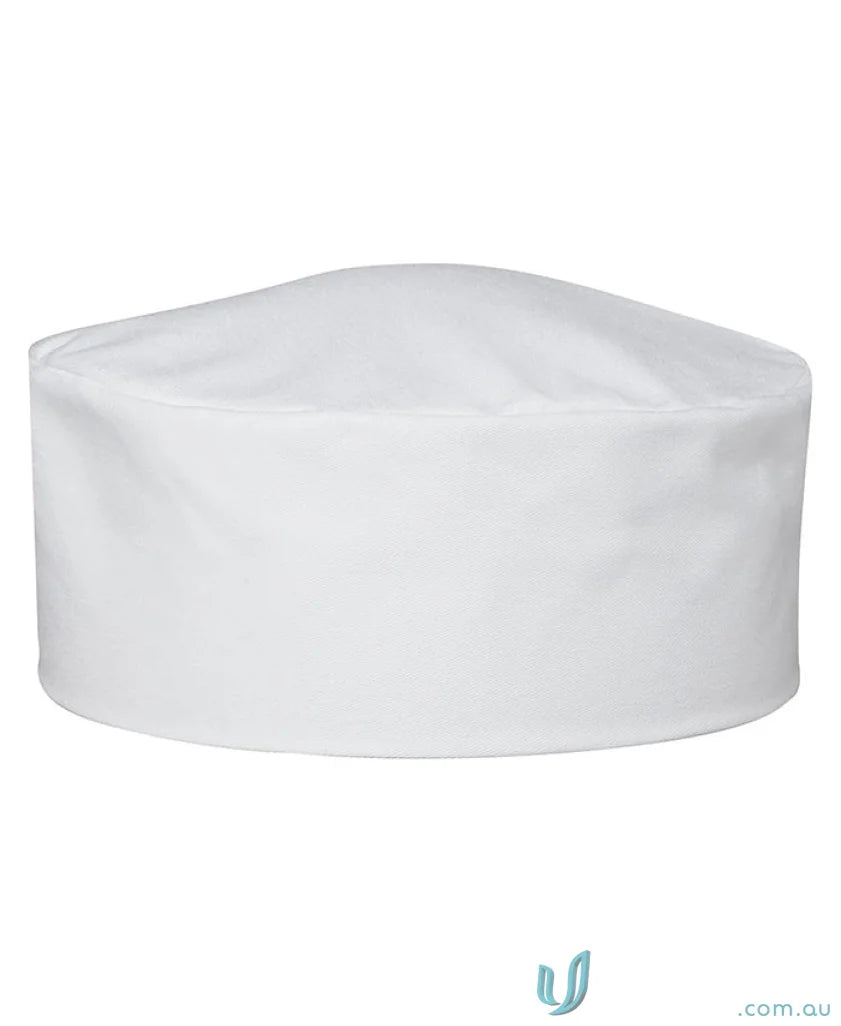 White chefs hat from JBs Chefs Cap, perfect workwear for kitchen uniforms