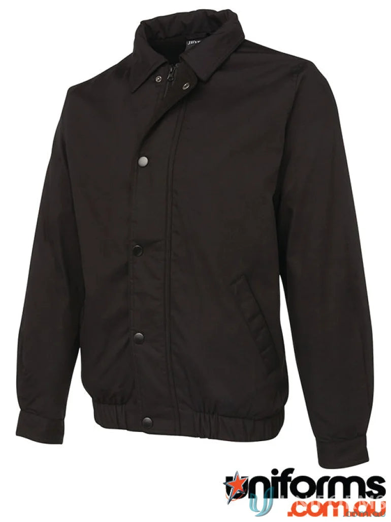 Black JBs Contrast Jacket with polar fleece lining and extra-wide wind flaps