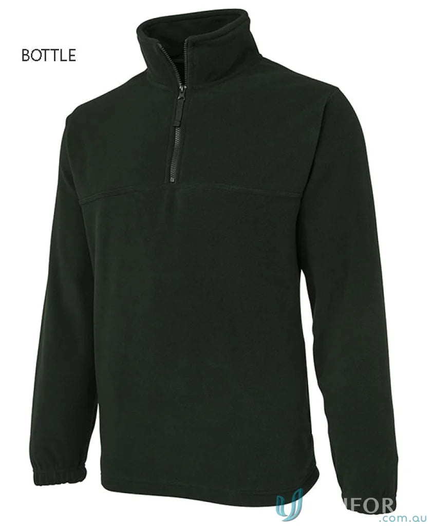 Dark green fleece pullover JBs Half Zip Polar Jumper for staying warm and stylish