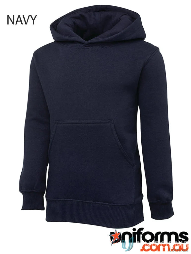Navy JBs Kids Fleecy Hoodie with fully lined hood for kids fleece hoodie style
