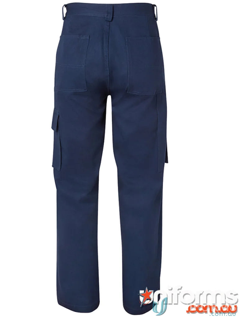 Navy blue cargo pants with multiple pockets from JBs Ladies Multi Pocket Pant collection perfect for uniforms