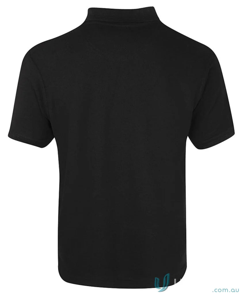 Black short-sleeved pique polo shirt from JBs Pique Polo with UPF protection