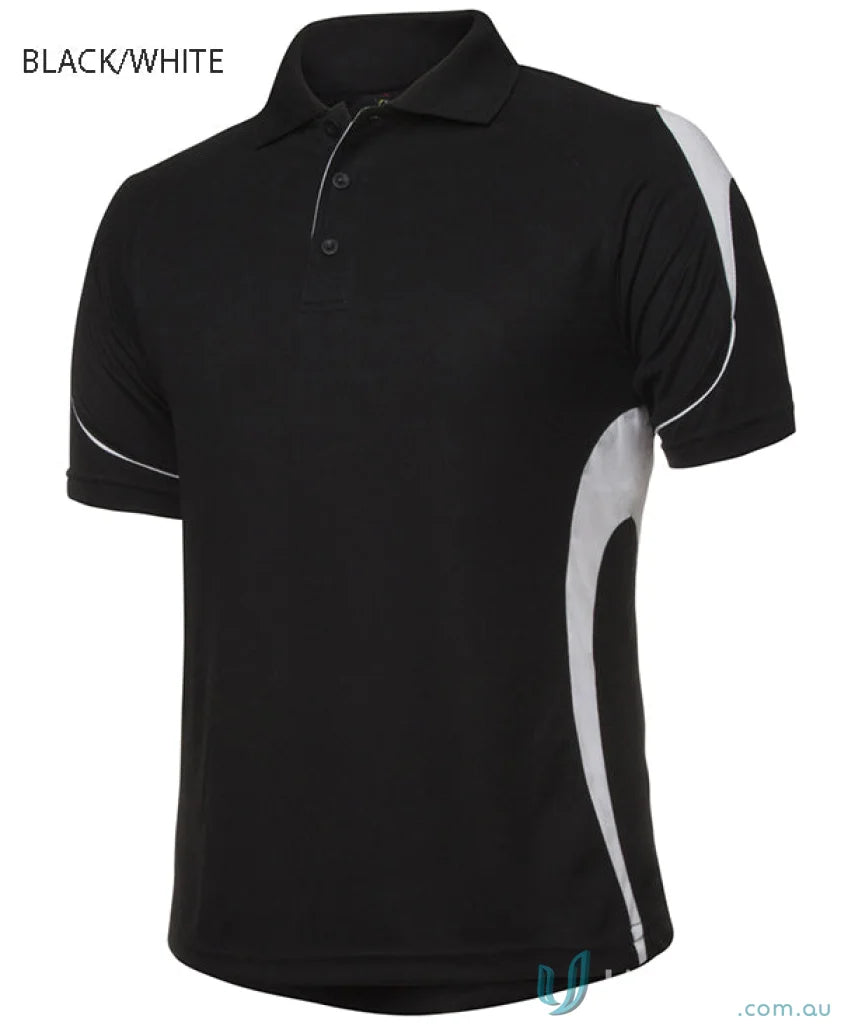 Black and white JBs Podium Bell Polo for stay cool urban fit style