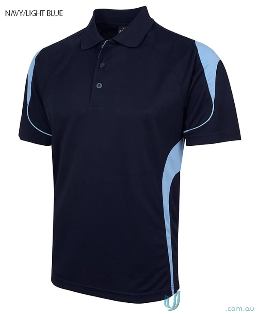JBs Podium Bell Polo in navy and light blue for stay cool urban fit style