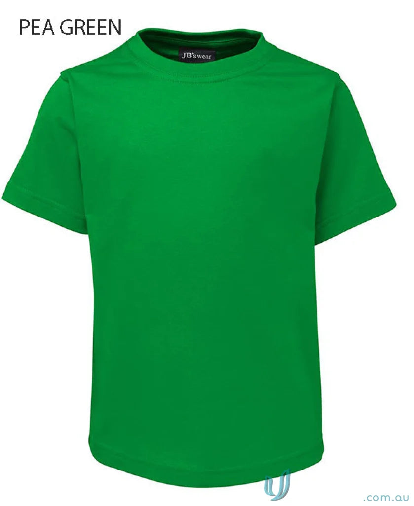 Pea green kids T-shirt from 1KT JBs Wear Kids Tee with classic fit