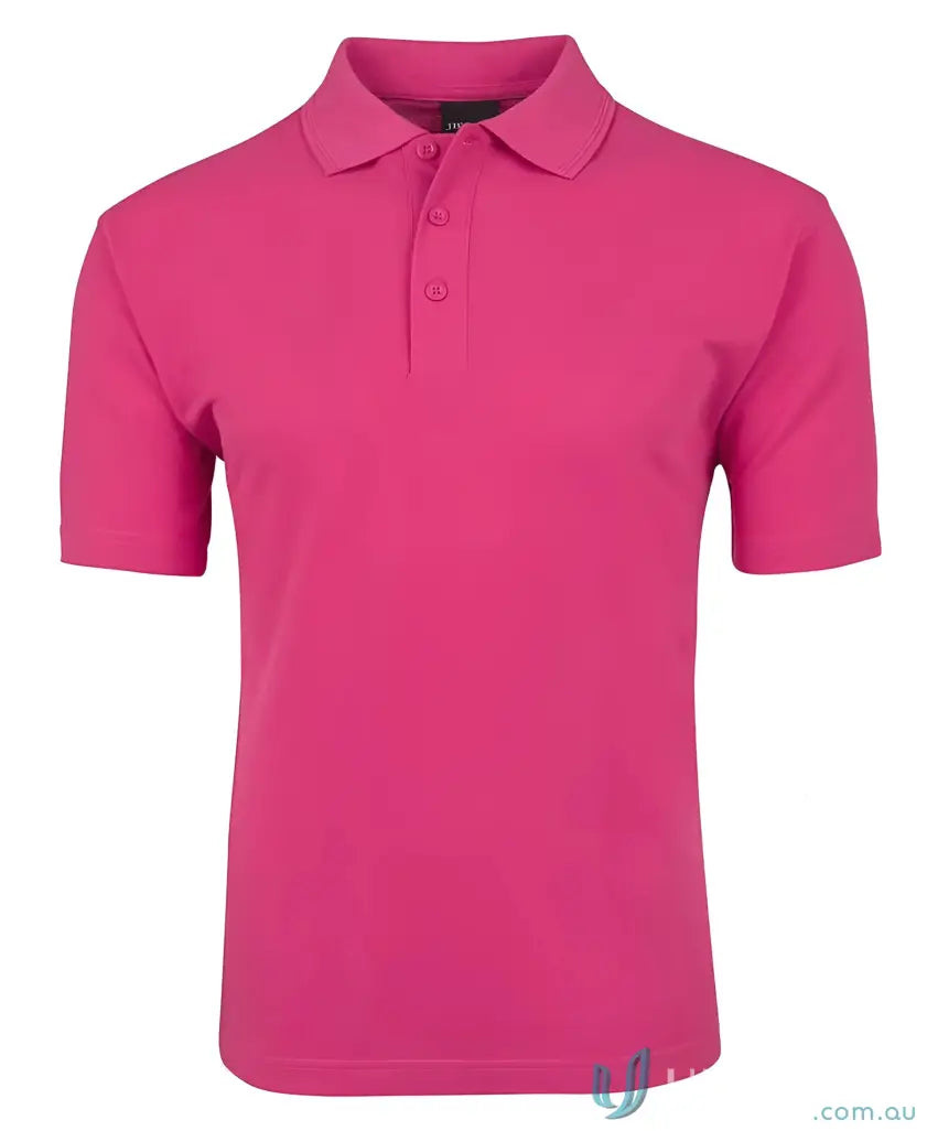 Pink short-sleeved polo shirt from Men in Classic Fit Polo Code 2KP by JBs Kids