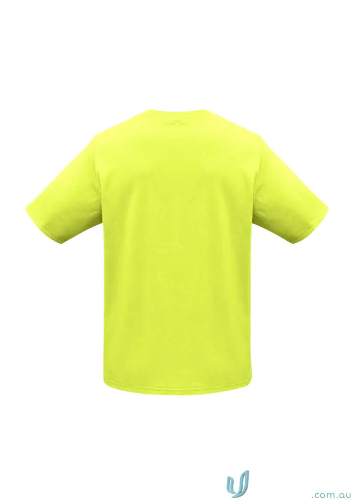 Kids Brightport Tee in lime green made from comfy combed cotton, standard colours for kids