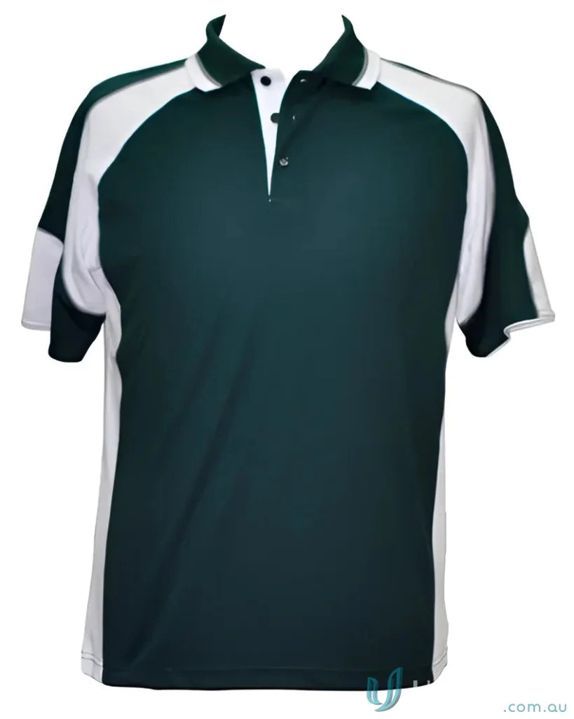 Kids Spirit Cooldry Two-tone Alliance Polo in mini waffle fabric for kids style
