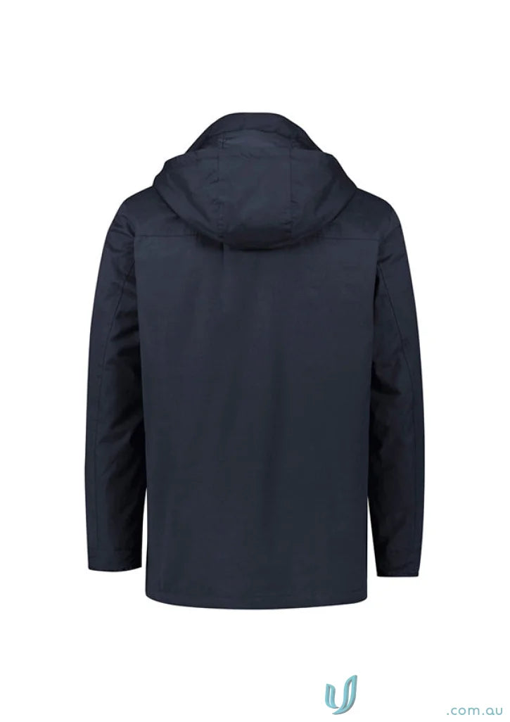 Ladies Melbourne Comfort Jacket with navy hooded jacket, perfect to stay warm RJK265L