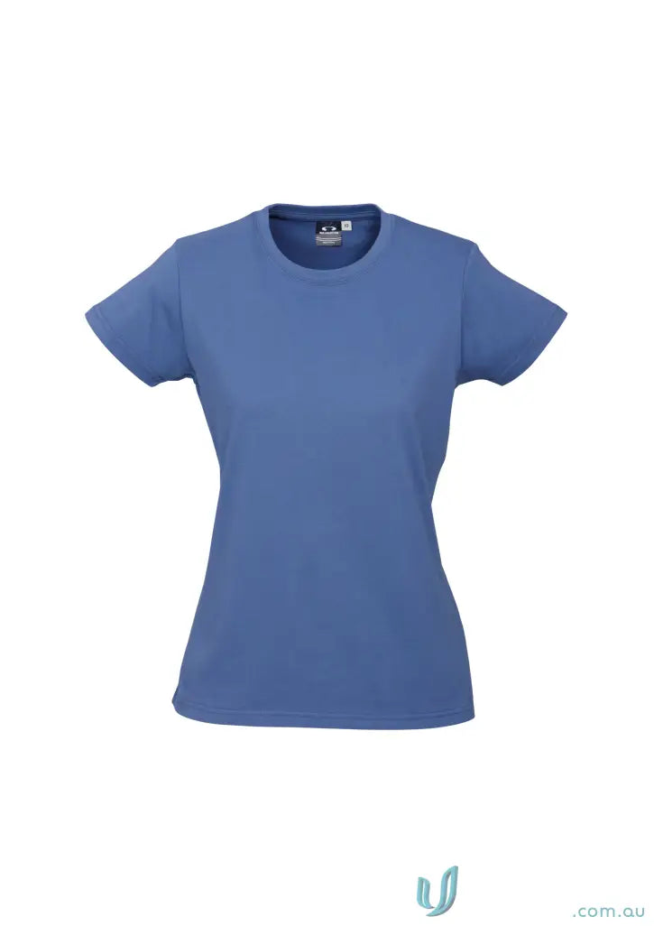 Ladies Newport Tee blue short sleeve tee from t10022 Biz Collection, ice short sleeve tee