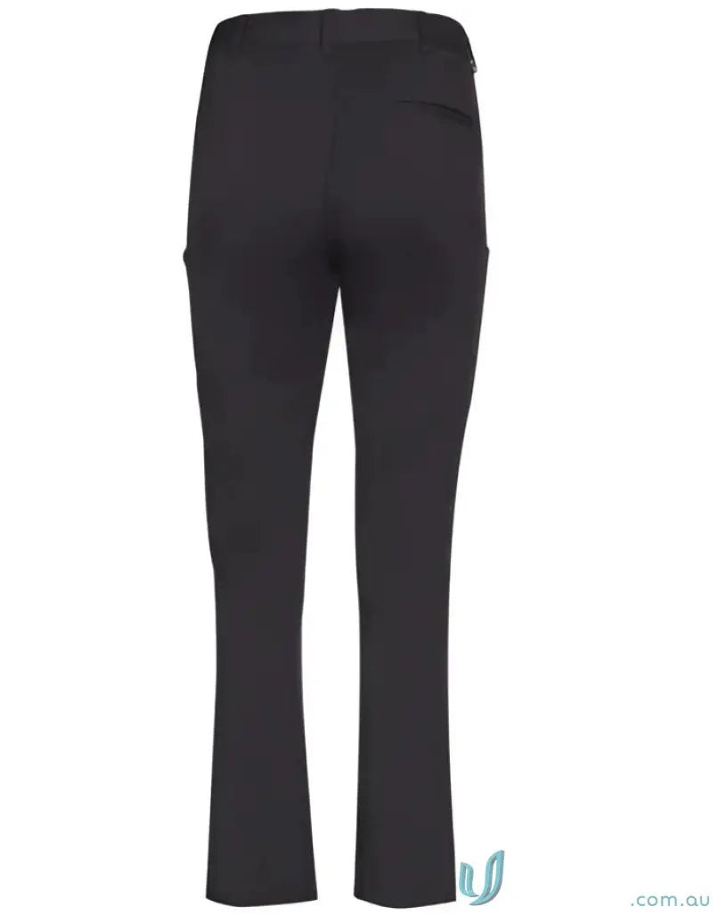Winning Spirit Ladies Utility Cargo Pant m9480 with dark flared-leg design