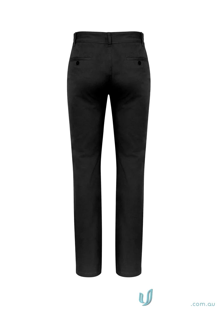 Black Lawson Stretch Chino Pants from Biz Collection Mens chino pants for a sleek look