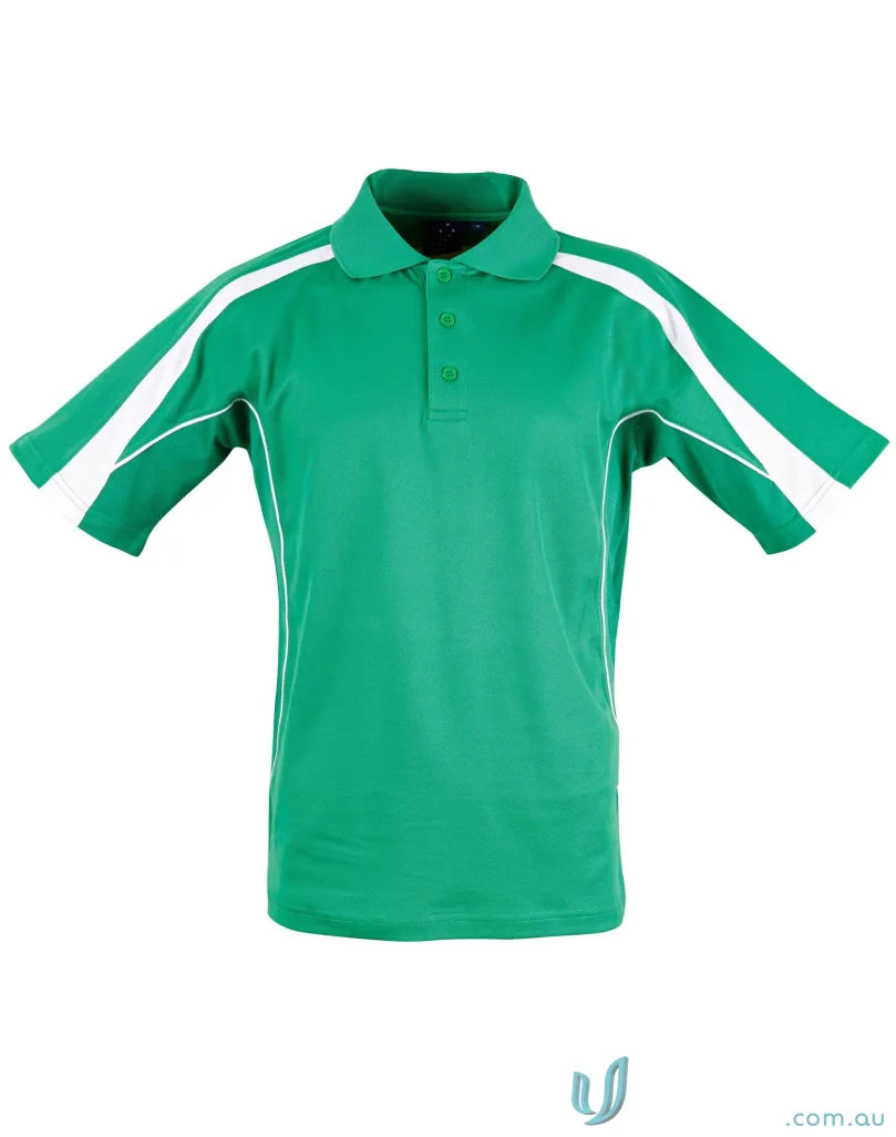 Green and white Legend Polo short sleeve polo for Mens Ps53 Legend Truedry series