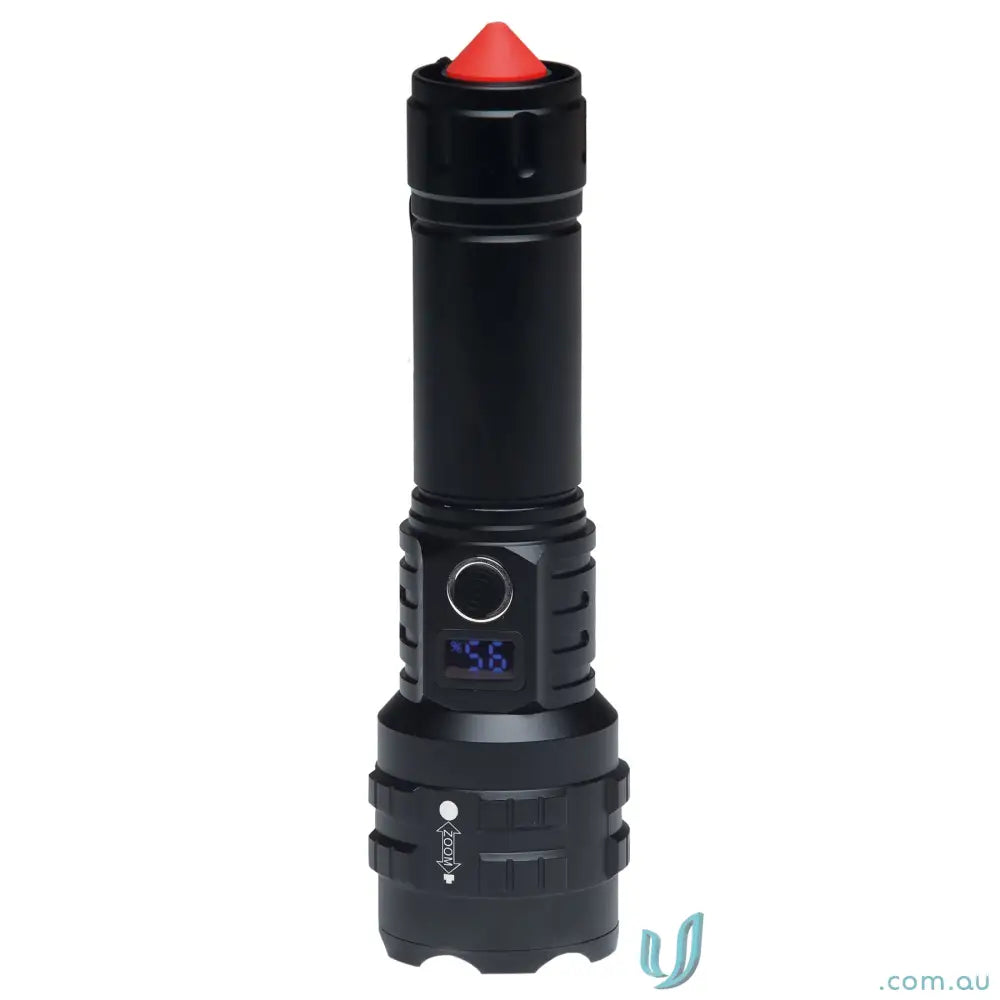 15W LED flashlight IGLPT LuminaPro Torch High‑Power 15W XHP70 LED Flashlight with Adjustable Zoom