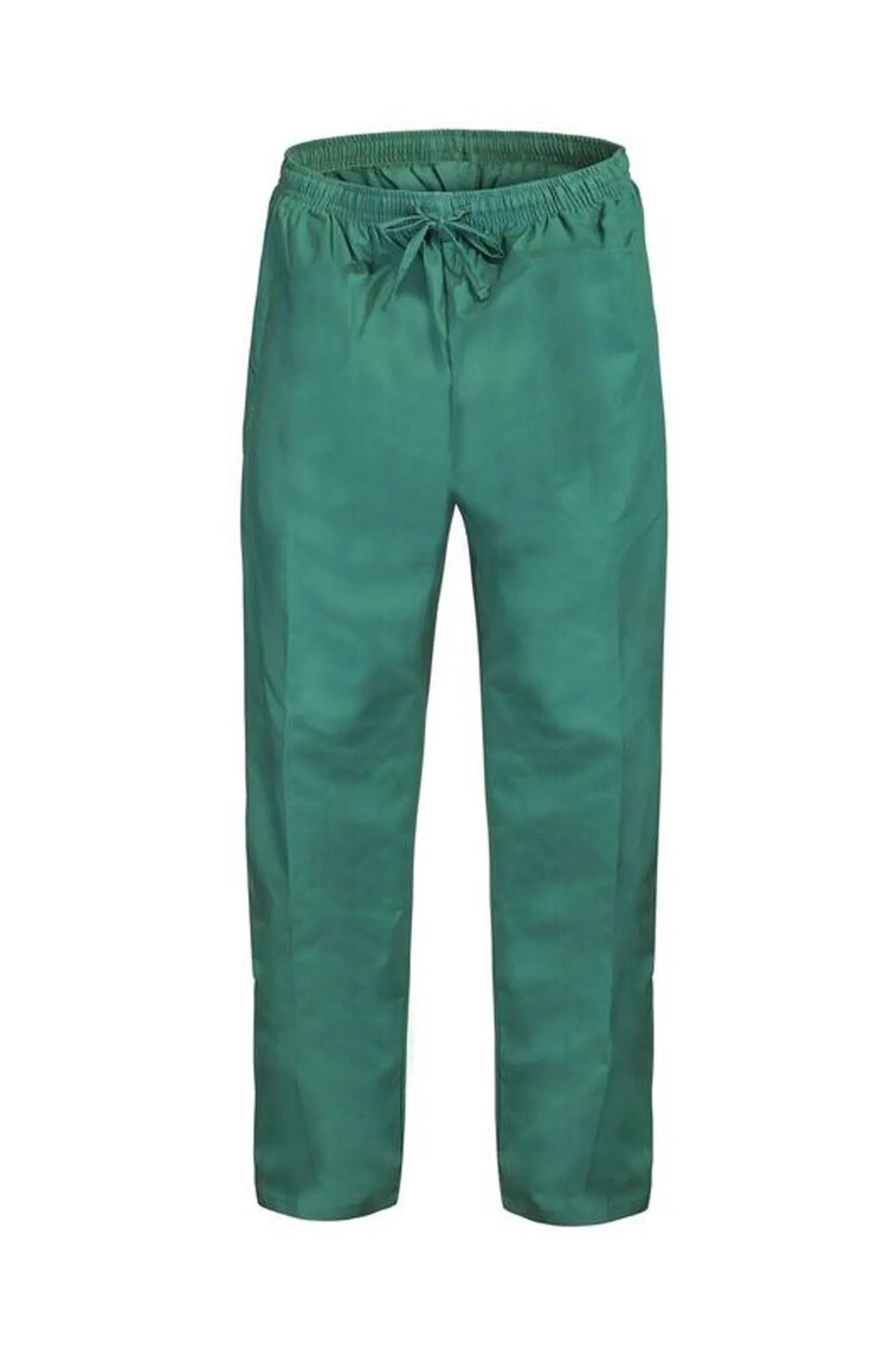 Medi8 unisex scrub pant: green elastic-waist pants with drawstring