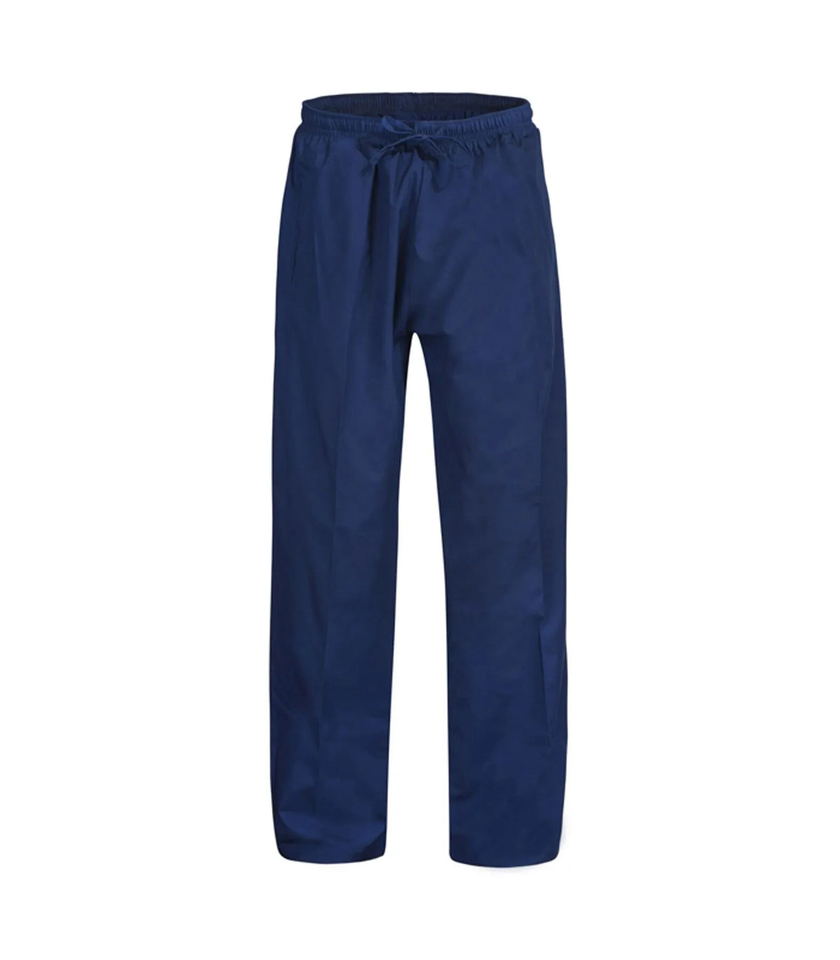 Medi8 unisex scrub pant: navy blue drawstring pants, relaxed fit