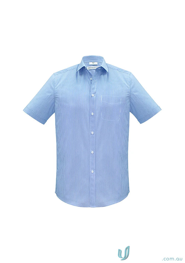 Light blue mens euro short sleeve shirt for Mens Euro SS Shirt s812ms collection