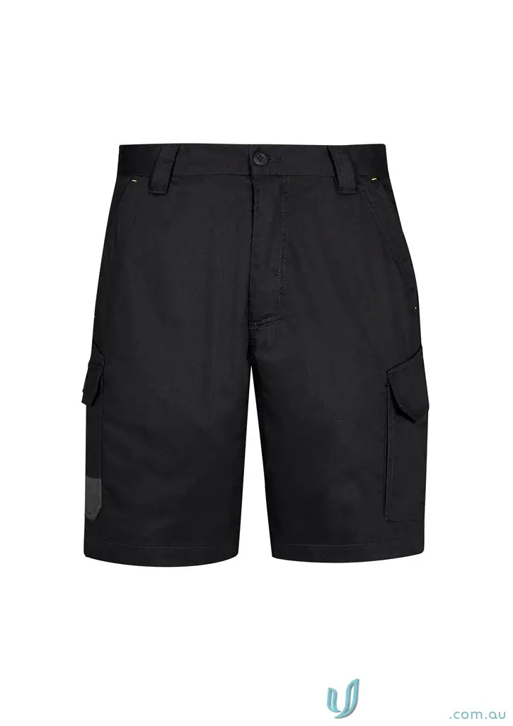 Black mens summer cargo shorts for a perfect summer cargo look