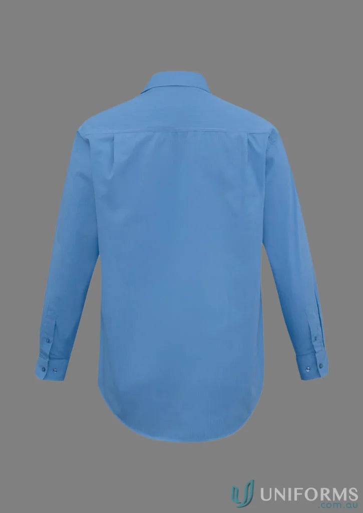 Light blue mens micro check long sleeve shirt from Mirco Check LS Shirt collection