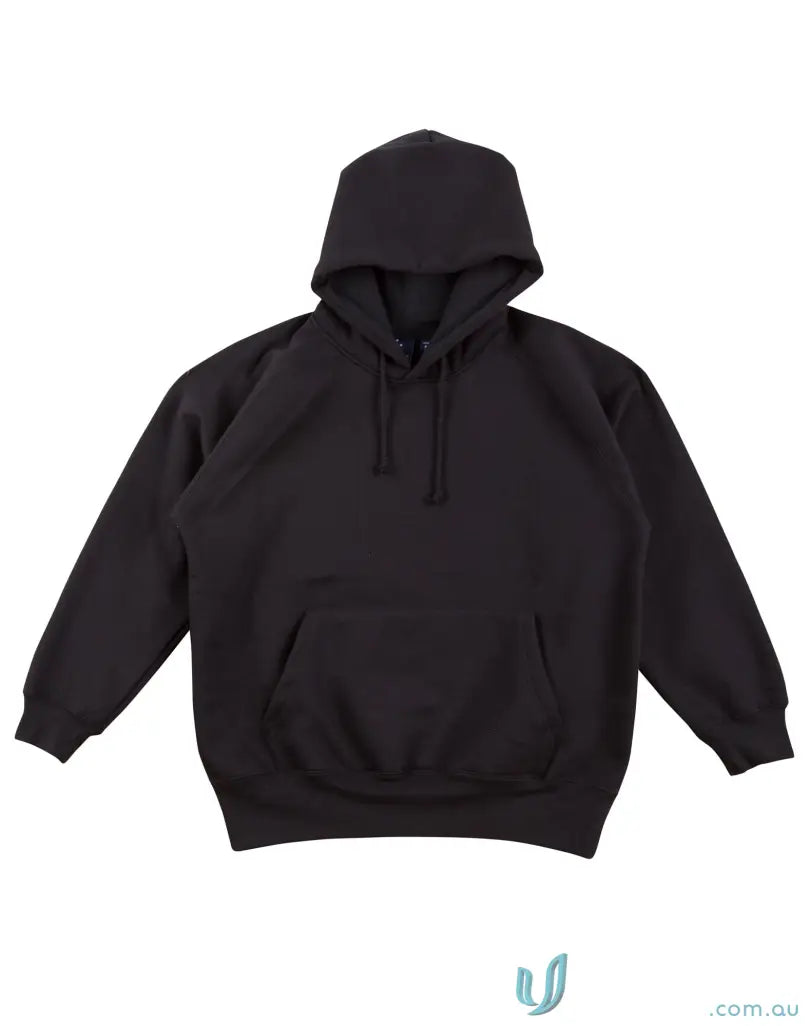 Fleecy black hoodie from MOQ250 Printed ADULT Hoodie, perfect for uniforms or workwear
