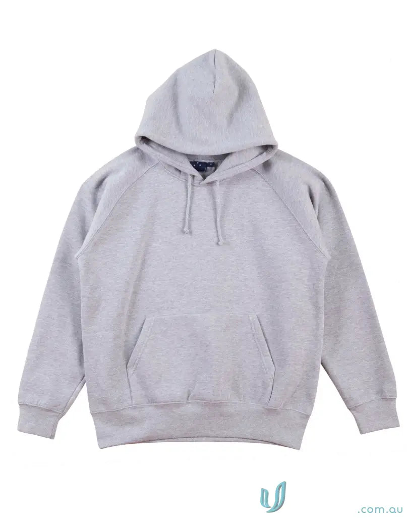 Gray fleecy hoodie from MOQ250 Printed ADULT Hoodie, perfect for uniforms or workwear