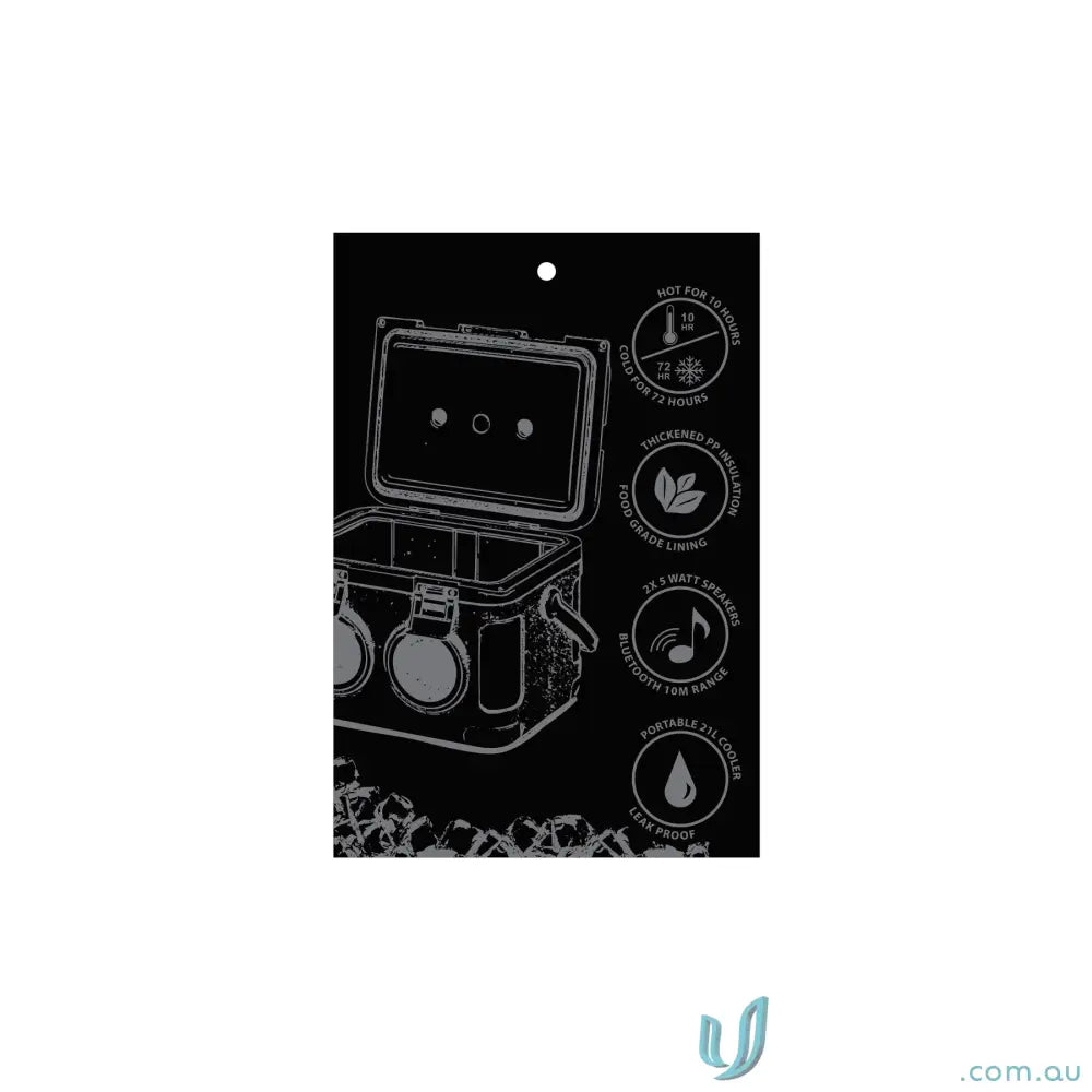 21L cooler IGOISB On‑Ice 21L Portable Cooler with Built‑in Bluetooth Speaker