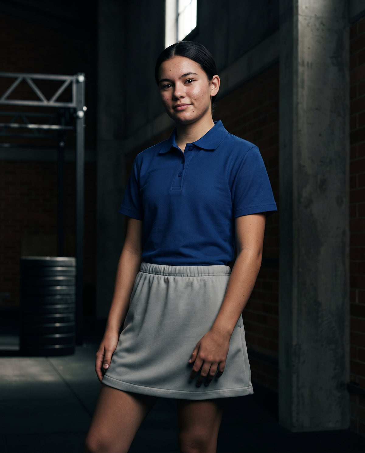 Cotton Back Skort