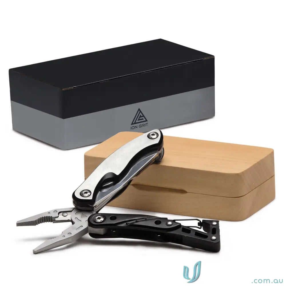 420J2 drop blade IGVGMT VersaGrip Multi Tool – 16‑Function Stainless Steel Pocket Knife with Drop Blade