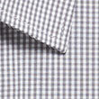 Westgarth gingham short sleeve shirt in black white check fabric