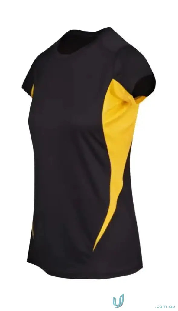 LADIES T-Shirts - Stylish and Comfortable Options for Work and Casual Wear T447LD Women’s Accelerator Cool-Dry T-Shirt in Black