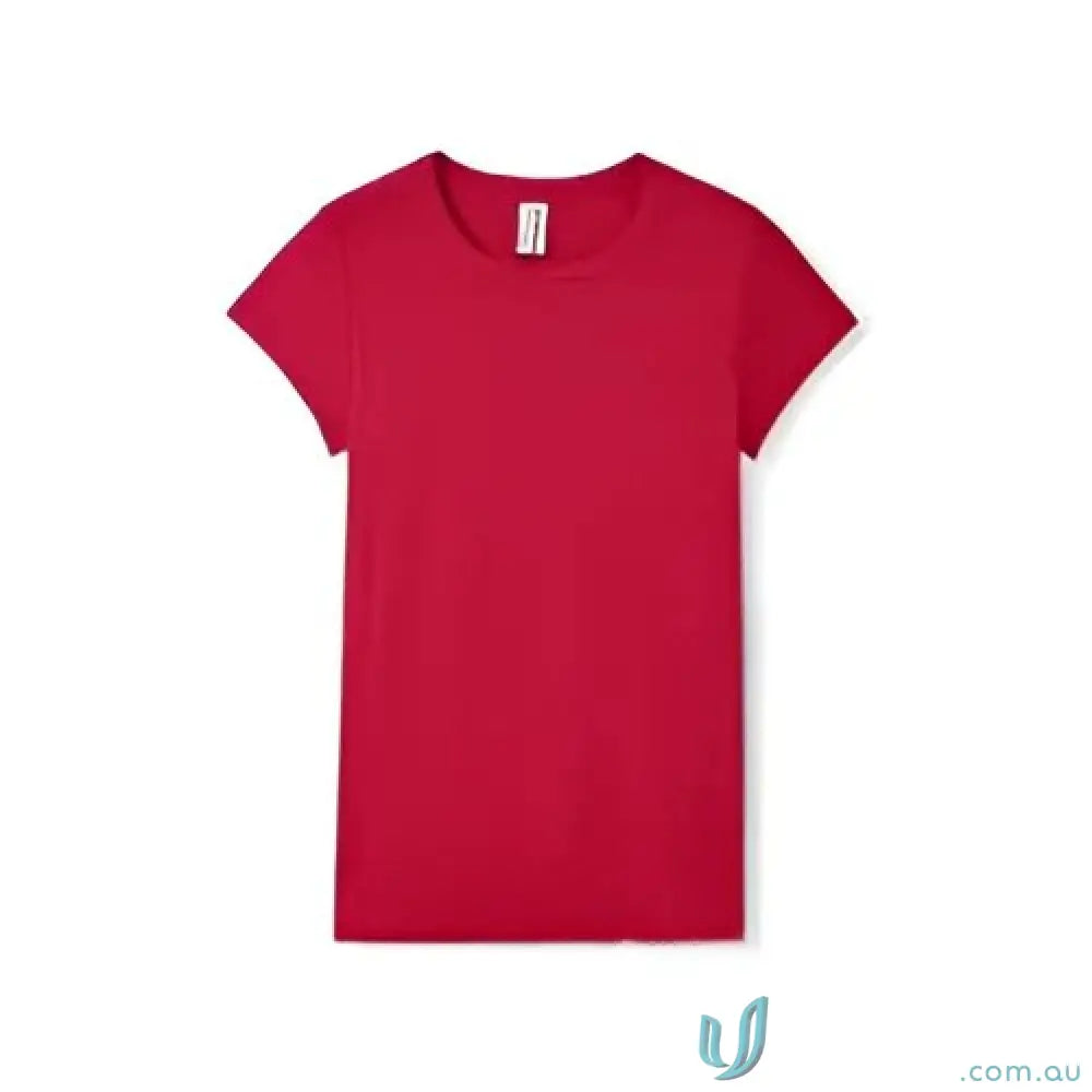 LADIES T-Shirts - Stylish and Comfortable Options for Work and Casual Wear T447LD Women’s Accelerator Cool-Dry T-Shirt -Large Sizes in Red