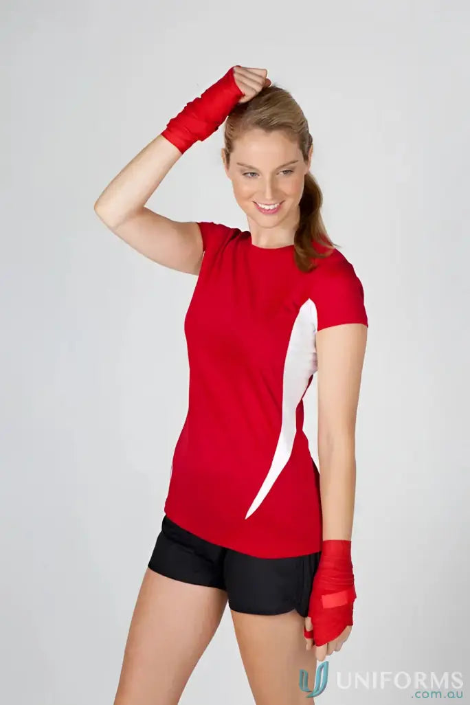 LADIES T-Shirts - Stylish and Comfortable Options for Work and Casual Wear T447LD Women’s Accelerator Cool-Dry T-Shirt -Large Sizes in.