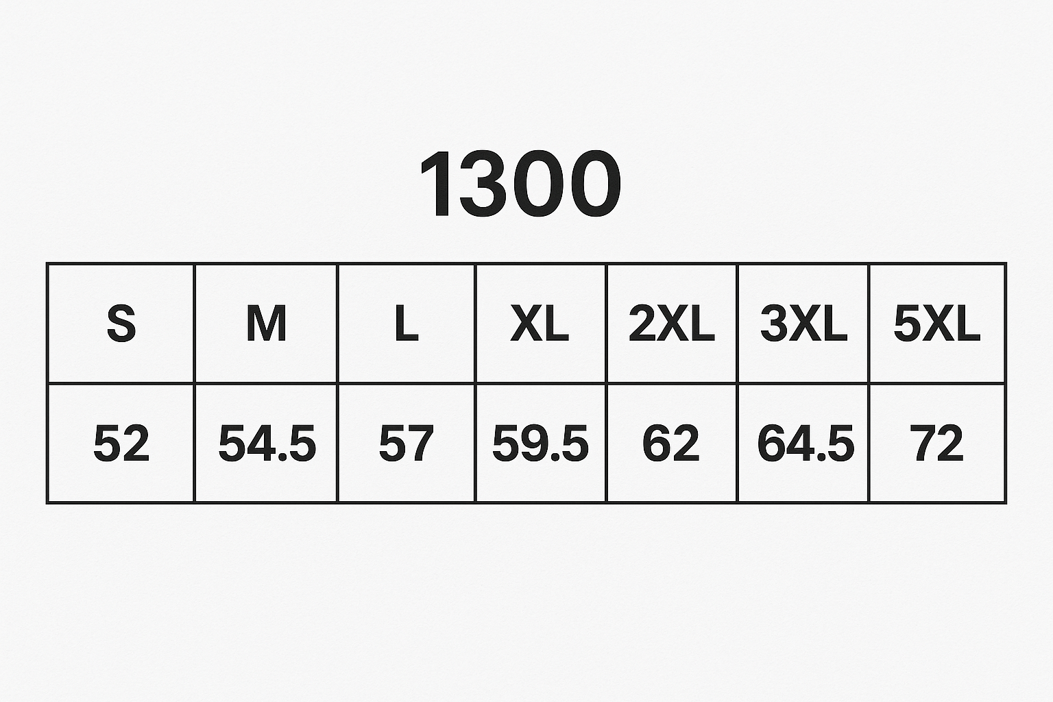 Murray Polo size chart