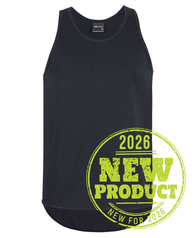 Drop Tail Cotton Singlet