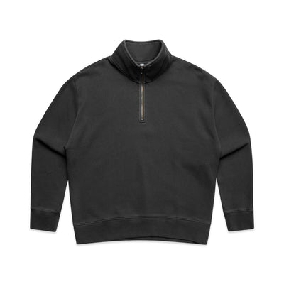 Wo's Relax Faded Half Zip 4167 - Faded Black