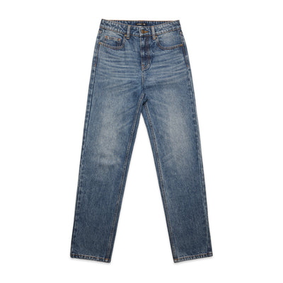 Wo's Straight Jeans 4830 - Washed Blue