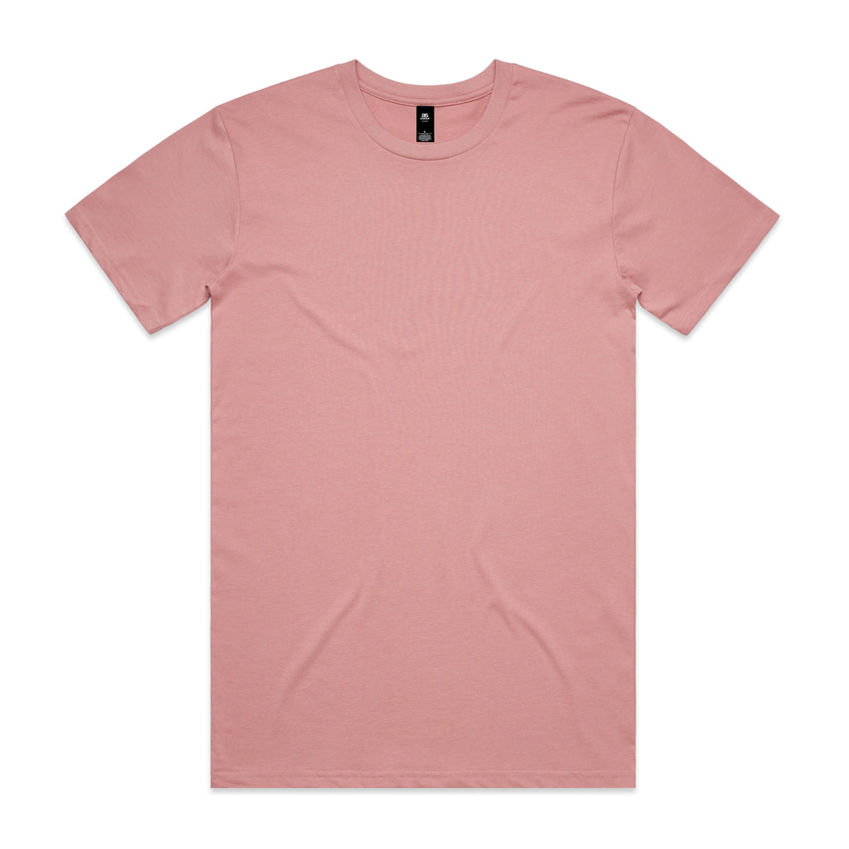 Planett staple tee soft pink short-sleeved crew neck t-shirt with subtle texture perfect for workwear uniforms
